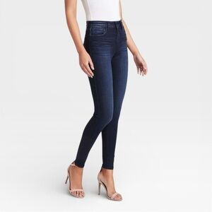 L’AGENCE MARGUERITE SKINNY HIGH RISE MARINO BLUE DENIM JEANS SZ 29